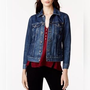 Lucky Brand tomboy trucker denim jacket